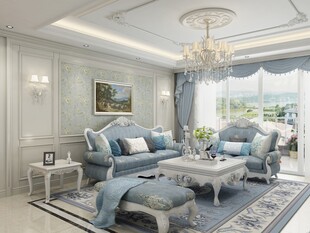 现代简约风优雅客厅一角