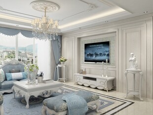 现代简约风优雅客厅空间