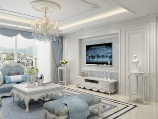 现代简约风客厅优雅空间