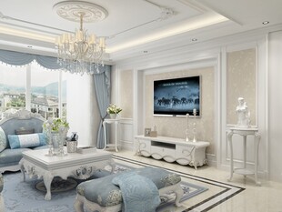 现代简约风优雅客厅空间