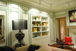 优雅复古风客厅室内场景