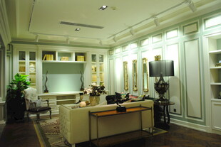 豪华典雅的室内书房空间