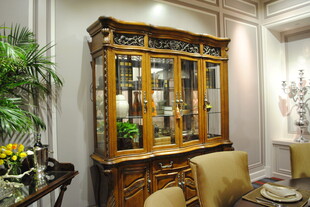 欧式古典玻璃展示柜