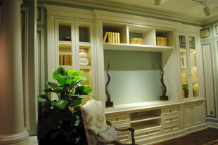 复古风格书房一角