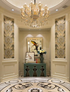 奢华欧式玄关装饰设计