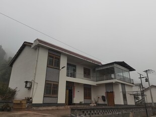乡村两层白色独栋住宅