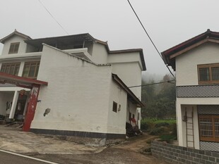 乡村两层民居建筑风貌