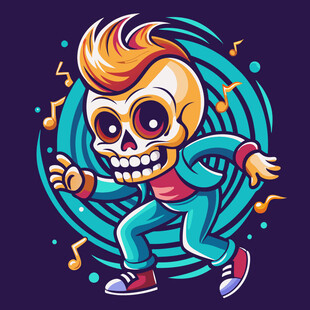 跳舞骷髅动感音乐节奏