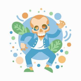 跳舞的时髦老人