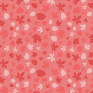 粉色爱心花朵图案背景