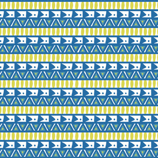 蓝黄几何图案无缝背景