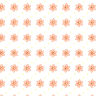 橙色雪花图案背景纹理