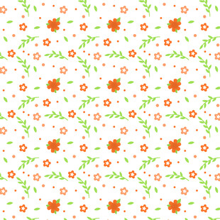 清新花卉图案背景