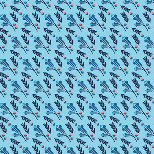 蓝色几何图案无缝背景