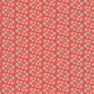 红色碎花图案纹理背景