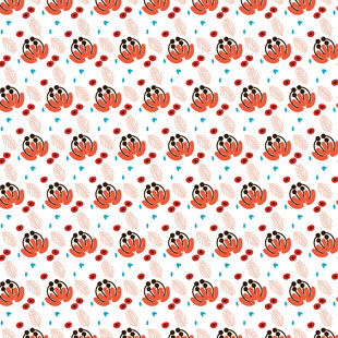 卡通小熊图案背景纹理