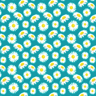 清新雏菊图案背景