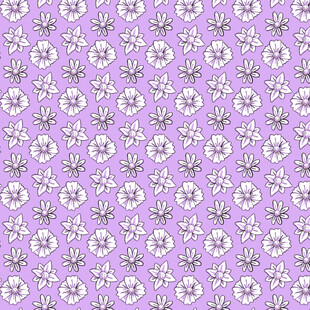淡紫色花卉图案背景