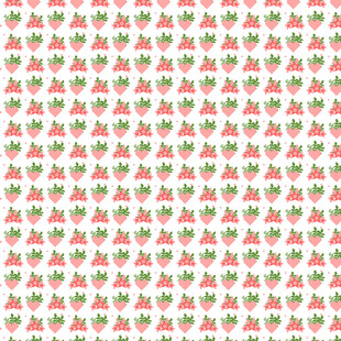 圣诞元素无缝图案背景