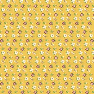 黄色碎花图案背景