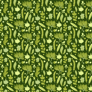 绿色蔬菜图案无缝背景图