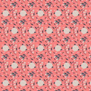 粉色花卉图案纹理背景