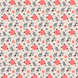 粉色花卉图案背景纹理