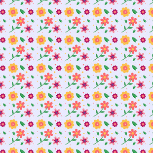 多彩花卉图案背景
