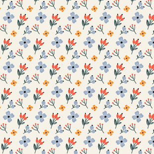 清新花卉图案背景
