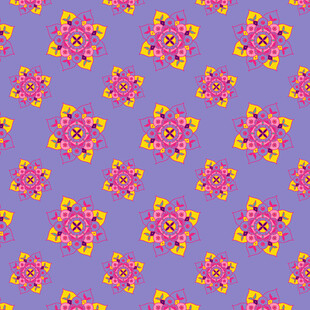 紫色花卉图案背景纹理