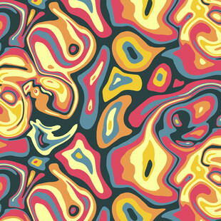 抽象多彩流体图案纹理