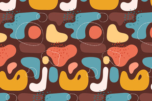 多彩几何图案背景纹理