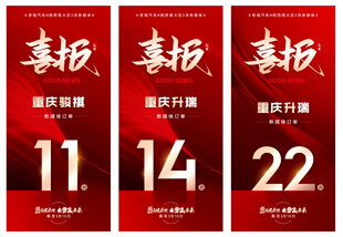 新媒体订单销量喜报