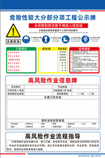 起重吊装危险源公示牌