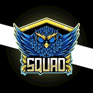 蓝色翅膀小队标志