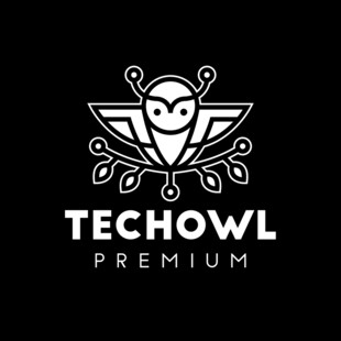 科技猫头鹰优质标志设计