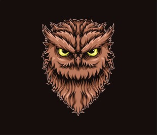 愤怒猫头鹰头像