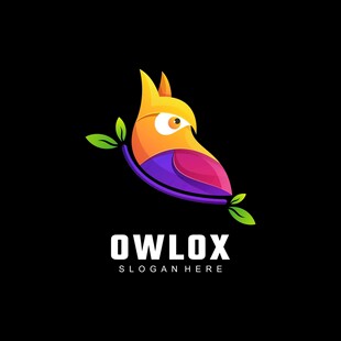 猫头鹰创意标志设计