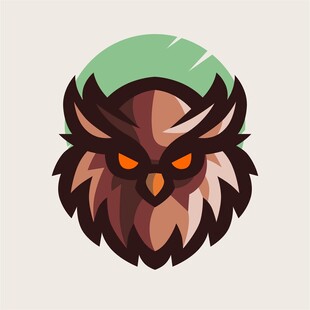 愤怒猫头鹰头像