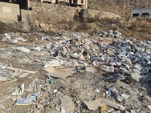 废墟场景残垣断壁一片狼藉