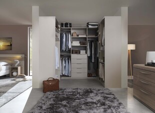 现代简约风开放式衣帽间