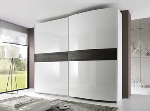 现代简约风格白色大衣柜