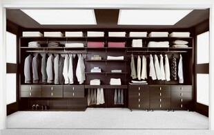 现代风格木质衣柜展示