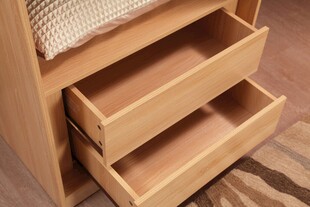 木质抽屉式收纳柜细节