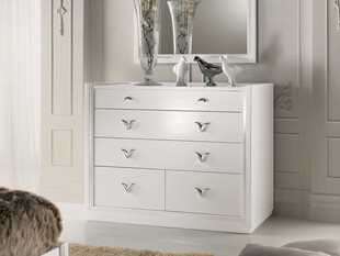 白色简约风格抽屉式梳妆台