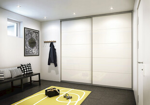 简约现代风格的衣帽间空间