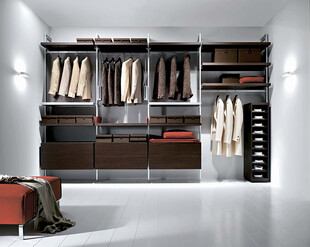 现代简约风格时尚衣帽间