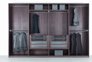 现代简约风格木质衣柜