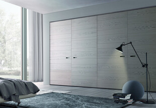 现代简约风格卧室衣柜场景