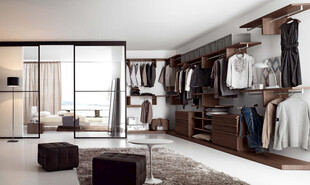 现代简约风步入式衣帽间